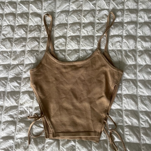 I.AM.GIA Tan Knit Top - Picture 5 of 9